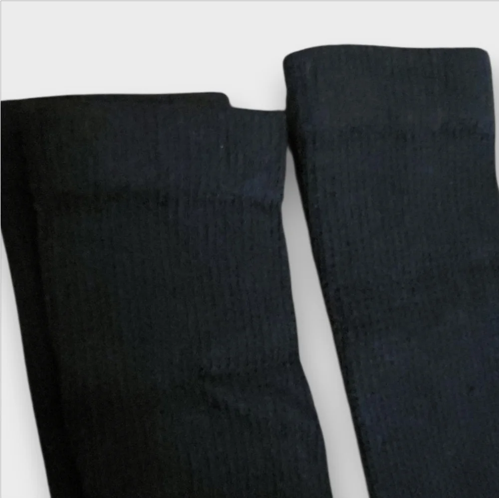 NWT Haband 4 Pair Bundle Black Men's Socks ~sz Large